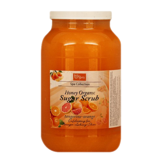 Be Beauty Spa Collection,  Honey Organic Sugar Scrub, CSC2119G1, Tangerine n Orange, 1Gallon 